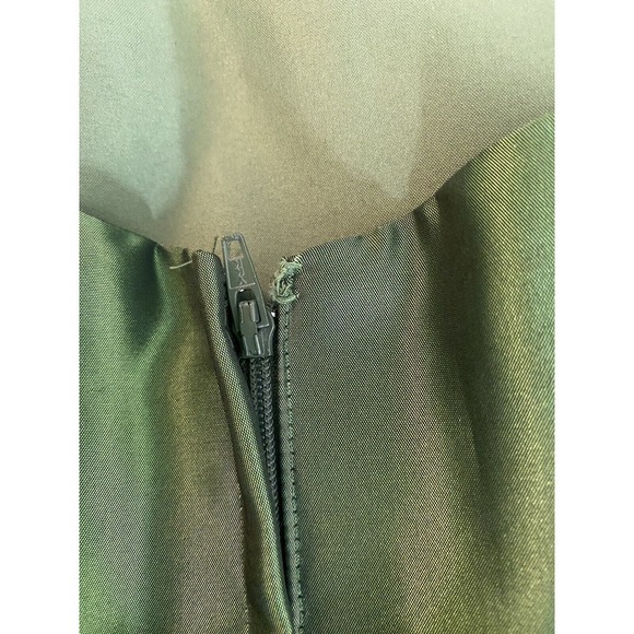 Alfred Angelo Green Strapless Formal Cocktail Holiday Prom Short Dress Size 2 - Picture 11 of 14